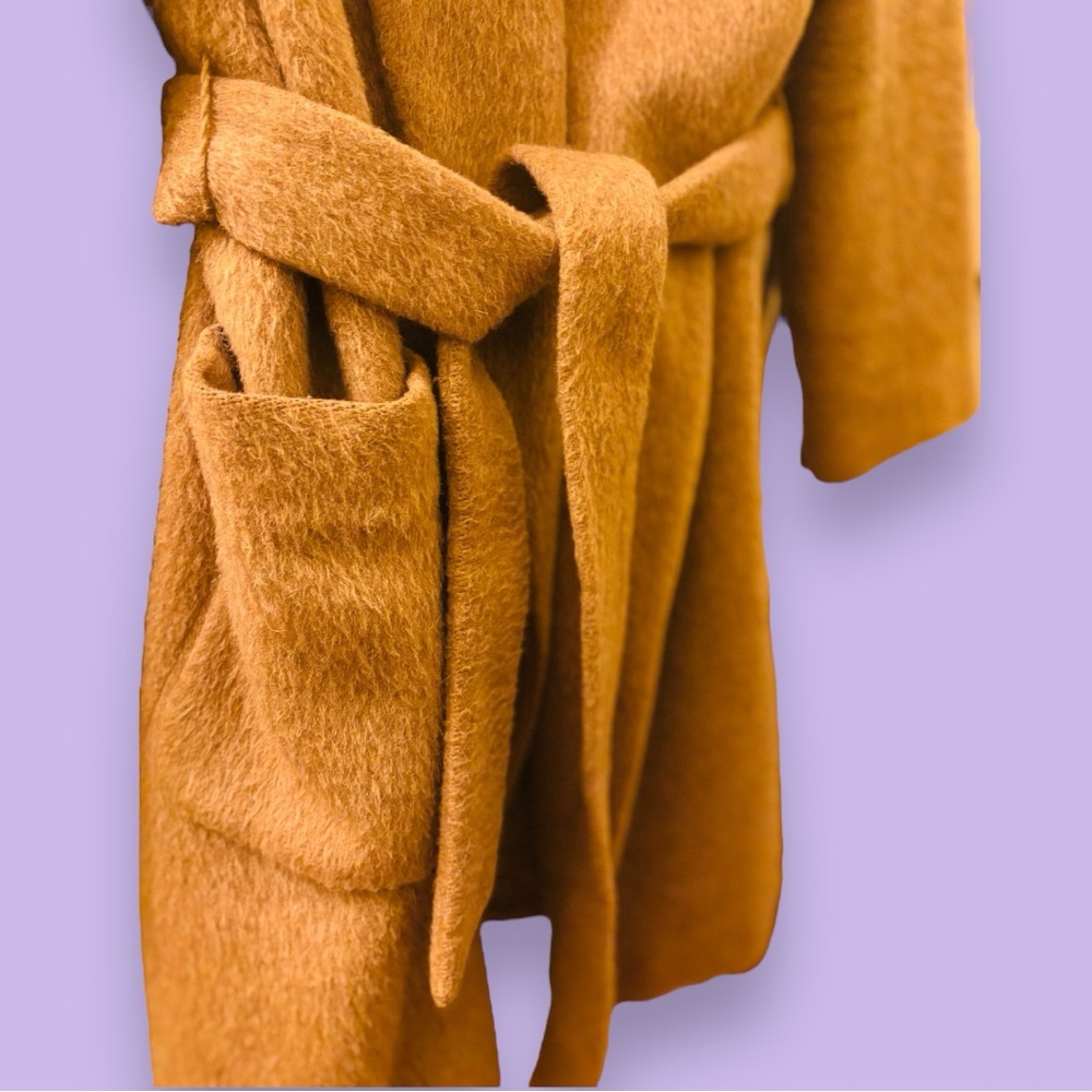 🌷Spring Fling Sale ~ Zara Women’s Camel Coat ~XL - Picture 4 of 6